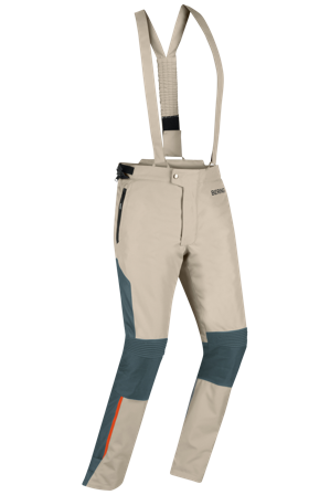 Motorbroek Bering Siberia Beige/Grijs/Oranje L