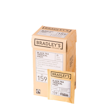 Bradley ́s Svart Te Tropical Fruit 50 g