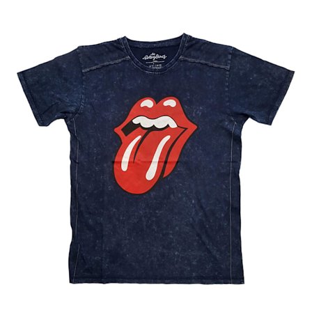 The Rolling Stones Unisex Adult Classic Tongue T-Shirt XXL Marinblå