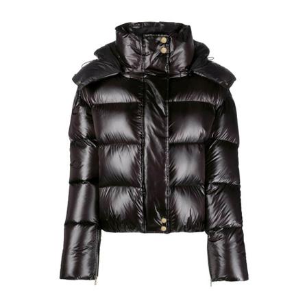 Patrizia Pepe, Padded Jacket Zwart, Dames, Maat:L