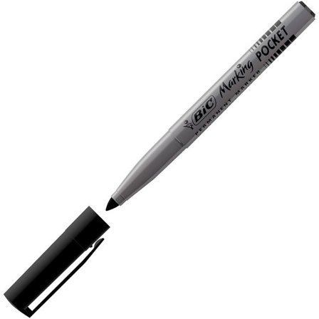 BIC MARKING Märkpenna Marking Pocket 1445, permanent märkpenna, linjebredd på 1,1 mm - Lyreco - Kontorsmaterial - Pennor - Märkpennor - Rund spets
