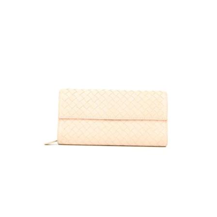 Bottega Veneta Vintage, Pre-owned Leather wallets Beige, Dames, Maat:ONE Size,leer