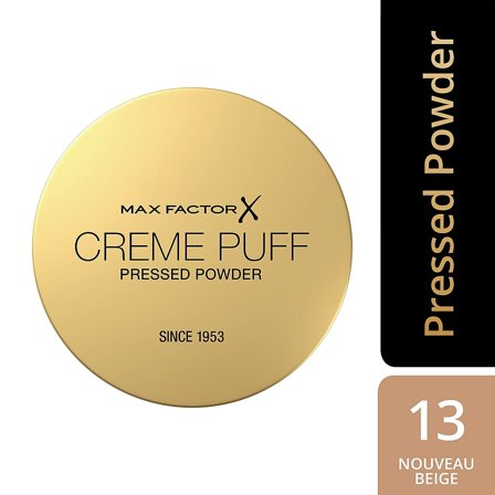 Max Factor Creme Puff Pressed compact Powder 13 Nouveau Beige, Makeup, Ansigt, Blush