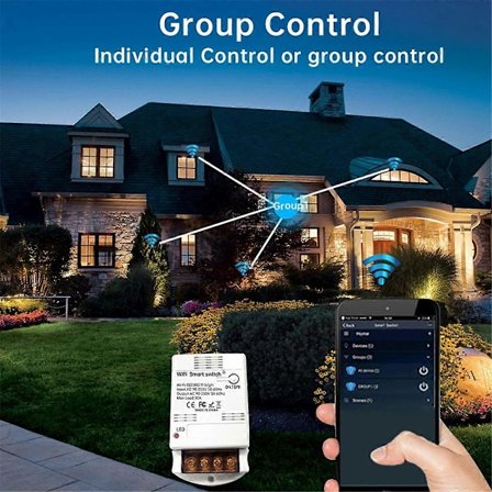 WiFi Smart Switch 30A Relämodul Smart Switch Kontroller