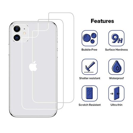 ProGuard iPhone 11 Baksida Skärmskydd 9H Screen-Fit