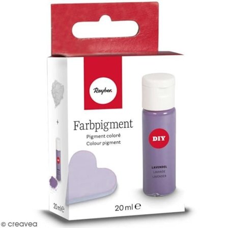 Färgpigment - Rayher - Lavendel - 20 ml - Pulver för kreativ betong - Lila