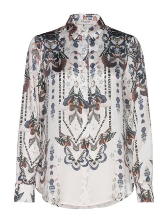 Alicia Blouse Bluse Langermet Hvit By Malina