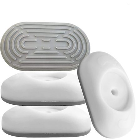 Babygrindbeskyttersett for vegg, utvidelse for trappegrind, hvit sikkerhetsbeskytter for vegg