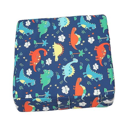 Barn Förhöjd Stol Kudde Mjuk Justerbar Avtagbar Baby Barn Matstol Kudde Stol Booster Kudde Pad Blå