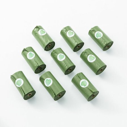 Sopor sac Biologiskt nedbrytbar sopor sac, liten sopor sac (sopor sac sopor sac sopor sac återvinning sac),10 rullar