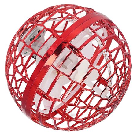 Børne Flyvende Bold Legetøj Drenge Piger Indendørs Udendørs Roterende Flyvende Legetøj med LED Lys Fødselsdagsgave Rød