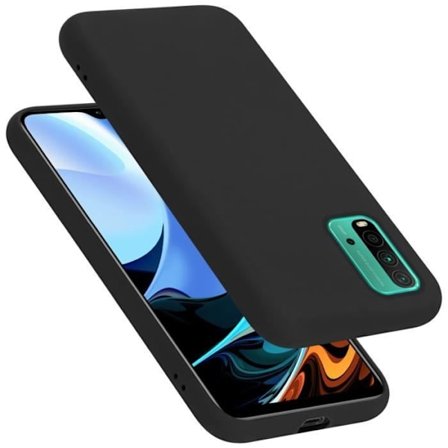 Fodral till Xiaomi RedMi 9T / POCO M3 Skal i LIQUID BLACK Fodral Skydd Silikon TPU mobiltelefon