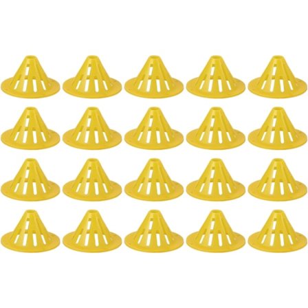 20 stk. Plast Bikube Inngang Utgang Konus Enveisport Birøkt Evakueringsutstyr Bieport for Svermfeller, Bikuber, Nukleuser, Kuber