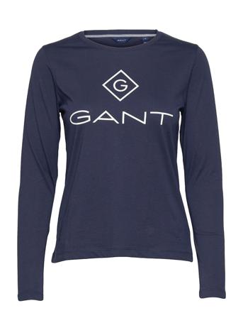 Gant Lock Up Ls T-Shirt Navy GANT