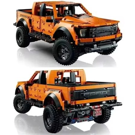 1379 bitar Tech :10 F-150 Lastbil Bil Blocks Plock Up Off-Road Bricks MOC 42126 Montage Toy