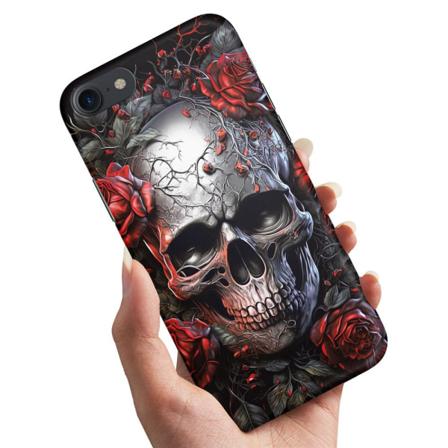 iPhone 5/5S/SE - Cover/Mobilcover Skull Roses
