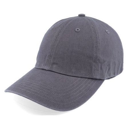 Richardson - Grå unconstructed Keps - R55 Solid Charcoal Dad Cap @ Hatstore