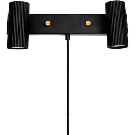 Globen Lighting - Vegglampe Hubble 2 Svart