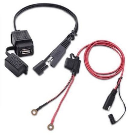 3.1Amp Vandtæt Motorcykel Dual USB Oplader Kit SAE til USB Adapter