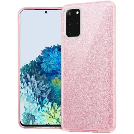 Glitter Skal För Samsung Galaxy A02s - Roséguld Rosa Guld