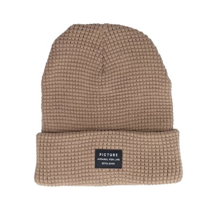 Picture - "Redes " cuff Beanie - York Dark Stone Cuff @ Hatstore