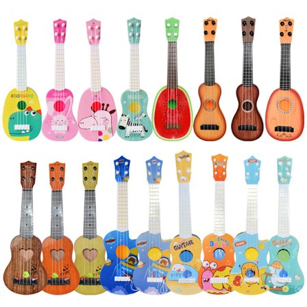 Mini Four Strings Ukulele Guitar Musical Instrument Children Kids Educational Toys Early intellectual development Toy 4.6