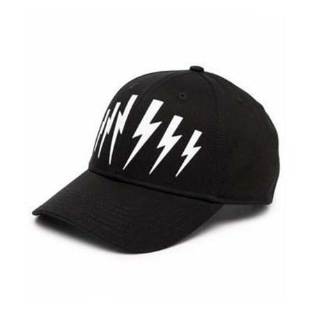 Neil Barrett CAP Sort, Herre Huer Kasketter og Hatte, Størrelse: ONE Size