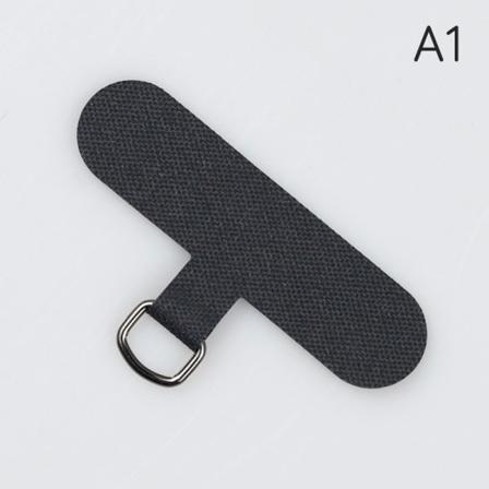 1:a universella mobiltelefon lanyard-kortpaketning klar ersättning svart 0,65 mm Black 0.65mm