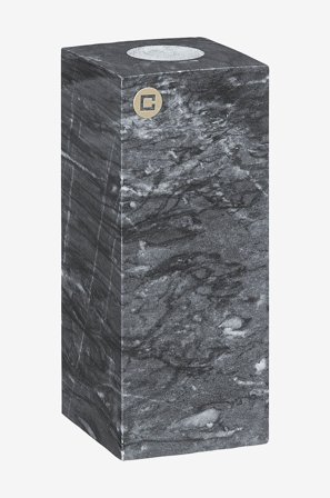 Cult Design - Ljusstake Marmo 12cm - Svart - Ljusstakar & lyktor - Från Homeroom