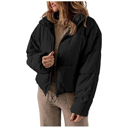 Damjackor med dragkedja och fickor