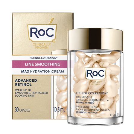 ROC Retinol Correxion Line Smoothing Siero Viso Notte in Capsule 1x30pz - Tratt.viso notte antirughe