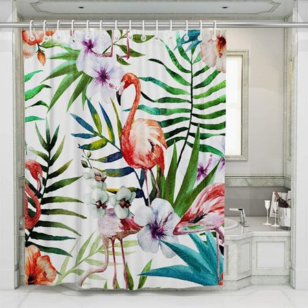 Dusjforhenget falmer ikke og er laget av slitesterk polyester