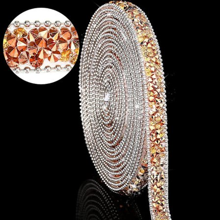 3 jaardia hartsi strassi nauhat itseliimautuva timantti joulu nauha kristalli nauharulla glitter hartsi timanttivyö strassi nauha