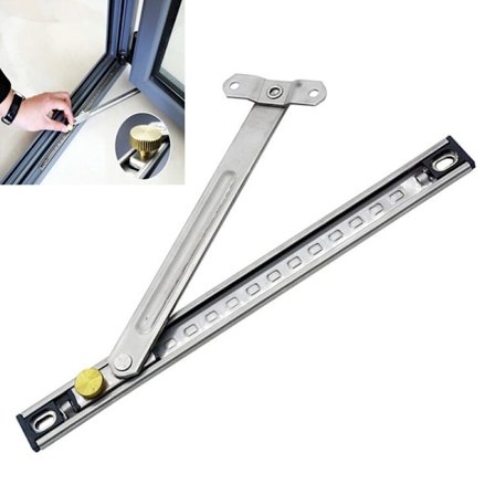 12 tommers sikkerhetslås for vinduer, vindtett støtte for barn