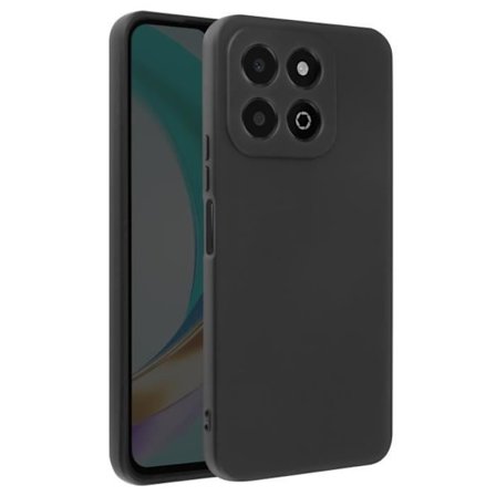 Fodral för Honor X6b - AVIZAR - Soft Matte Soft Black - Skydd mot repor och stötar