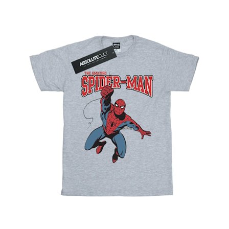 Marvel Womens/Ladies Spider-Man Leap Cotton Boyfriend T-Shirt 3