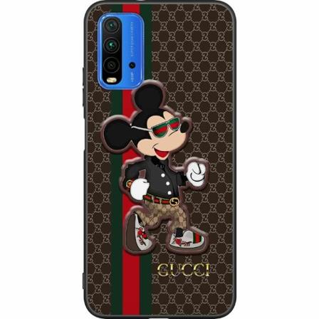 Xiaomi Redmi Note 9 4g Svart Skal Cc Happy Mouse