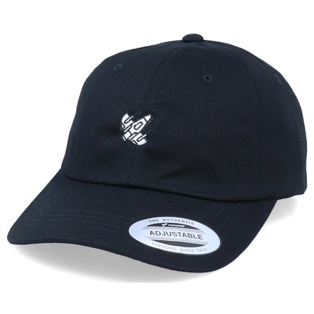 Iconic - Černá unconstructed Kšiltovka - Star Ship Black Dad Cap @ Hatstore