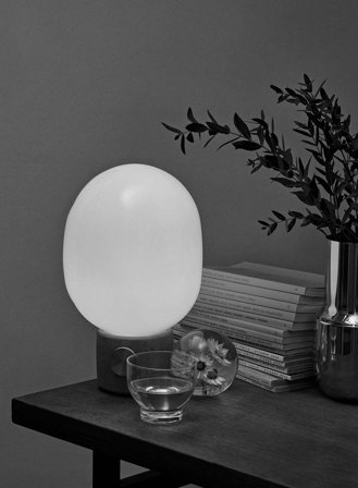 JWDA bordlampe H29 - sort/opal