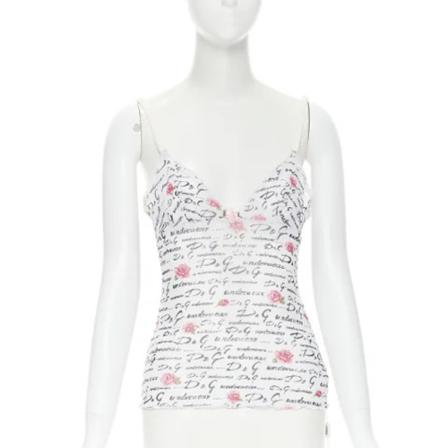Dolce & Gabbana Pre-owned Pre-owned Mesh tops , Wit , Dames , Maat: M
