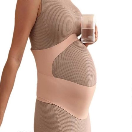 Usynligt graviditetsbælte til maven, graviditetsstøttebælte til ryg, mave og talje - Cuticolor