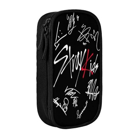 a506 Stray Kids Stor Kapacitet Penalhus Stor Kapacitet Vandtæt og Holdbar Penalhus Lynlås Organizer BoxxBD1713