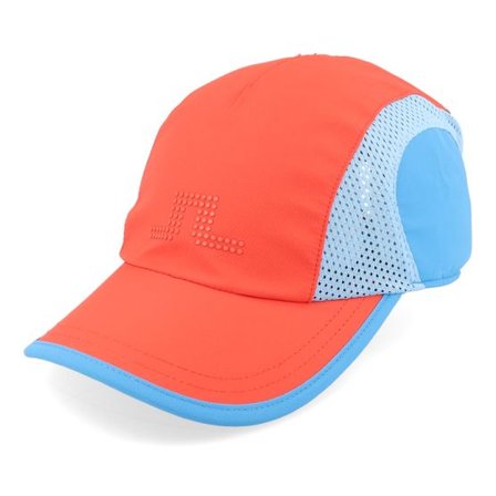 J.Lindeberg - Röd adjustable Keps - Jack Cap Fiery Red Adjustable @ Hatstore