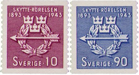 Sverige - AFA 306-307 - Postfrisk