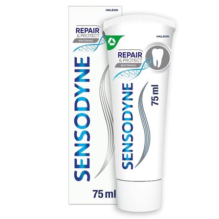 Sensodyne Tandpasta Repair & Protect Whitening 75 ml, Medicin & Pleje, Mund & Tandpleje, Tandpasta