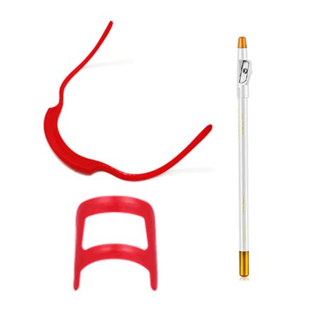 Skäggformningsverktyg Mall för Linjering med Penna Kantning Skäggtrimmer