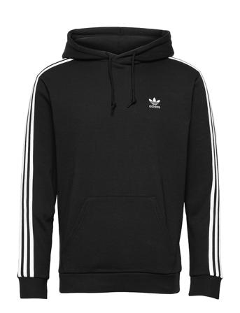 Adicolor Classics 3-Stripes Hoodie Hoodie Trøje Sort Adidas Originals