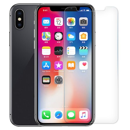 2-KPL SKALO iPhone XS Max Karkaistu Lasi Näytönsuoja