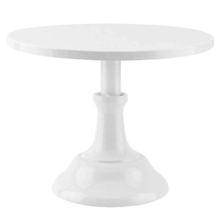 12-tommers rund kakestativ i jern, kakefat, sokkel, dessert holder, bryllup, bursdagsfest, 22 cm H