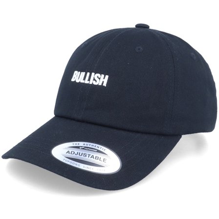 Abducted - Noir unconstructed Casquette - Bullish Black Dad Cap @ Hatstore